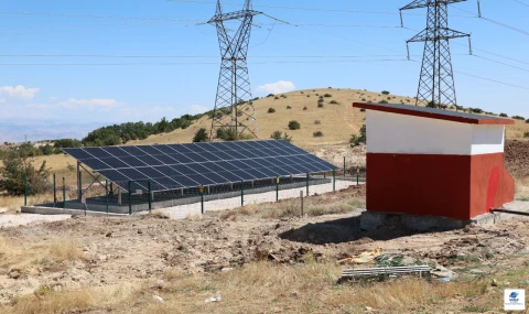 Kırsala Güneş Destekli Su Şebekesi Yatırımı tamamlandı