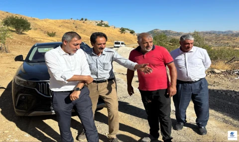Elazığ İl Genel Meclisi Başkanı Ömer Faruk Çelik, Alacakaya Çanakça Köyü'nü Ziyaret Etti