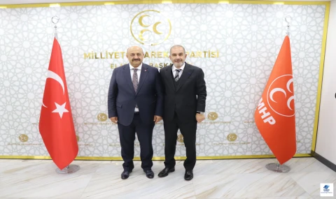 Elazığ TSO Başkanı İdris Alan’dan MHP İl Başkanı Oğuzhan Demir’e Hayırlı Olsun Ziyareti