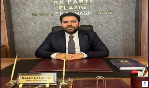 AK Parti Merkez İlçe Başkanı Hasan Çalışkan'dan İstifa Kararı