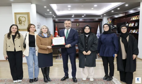 Fırat Üniversitesi Fizik Bölümü Öğrencilerinden Belediye Başkanı'na Teşekkür Ziyareti