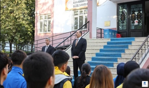 İl Millî Eğitim Müdürü Aziz Gün, Kaya Karakaya Spor Lisesini Ziyaret Etti
