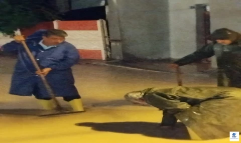 Yurtbaşı'nda İkinci Sel Baskını! Başkan Nihat Doğan Tüm Ekipleriyle Sahada